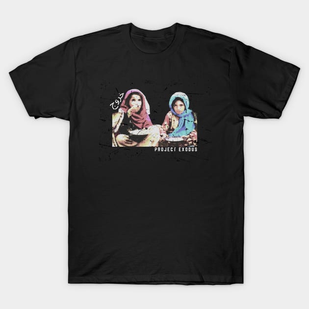 Afghan girls (dark background) T-Shirt by Pro Exodus Relief 